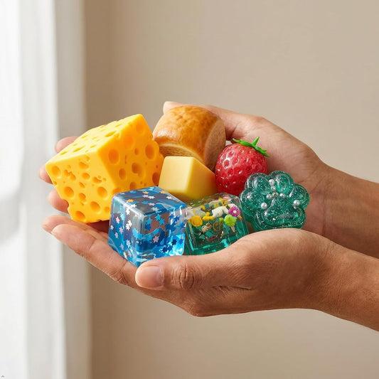 8-Piece Set Mystery Squishy Box Malt Sugar Stress Relief Fidget Toys
