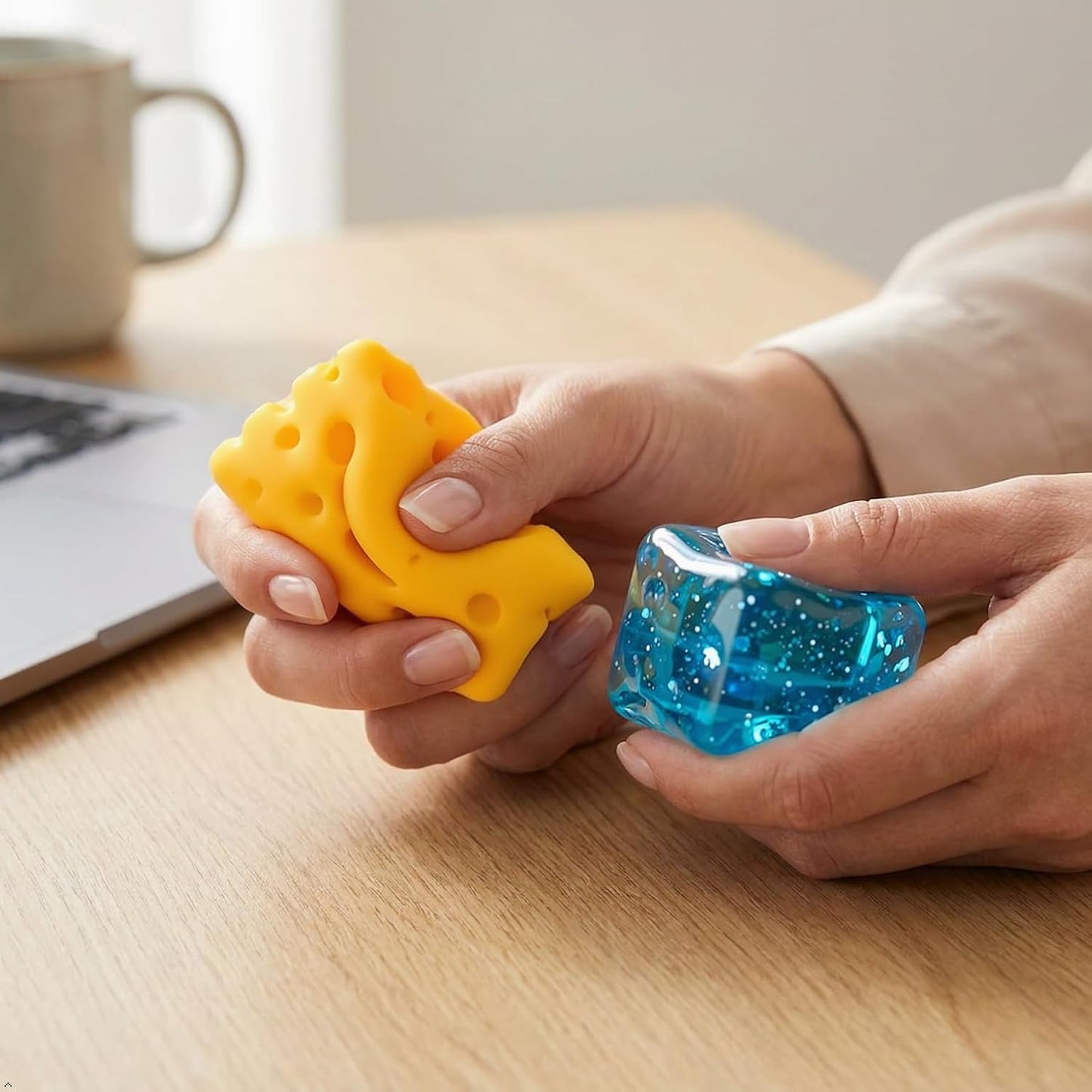 8-Piece Set Mystery Squishy Box Malt Sugar Stress Relief Fidget Toys
